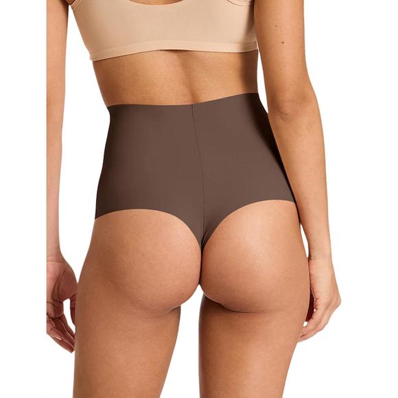 NEW COMMANDO classic control thong in mocha - Picture 2 of 3